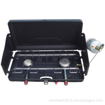 Portable Double Burners Camping Gas Stove
